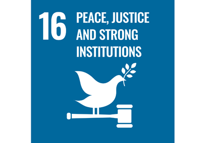 Goal 16: PEACE, JUSTICE AND STRONG INSTITUTIONS