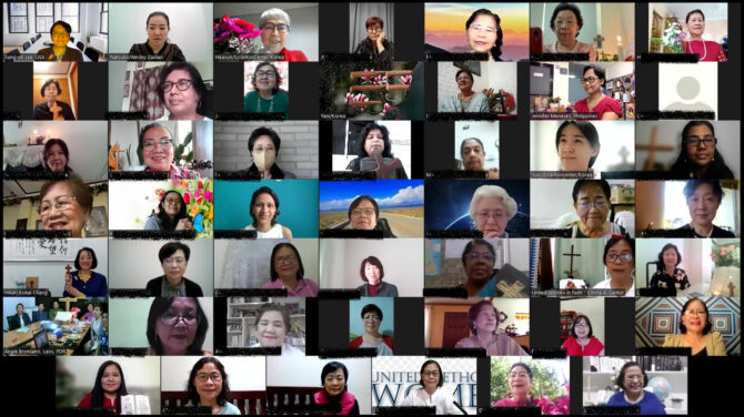 Staff Report of Asian Christian Women Online Gathering 2022