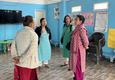 Representative Director Kokai speaking with NPCS Staff