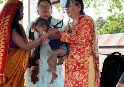 Monitoring the growth of an infant