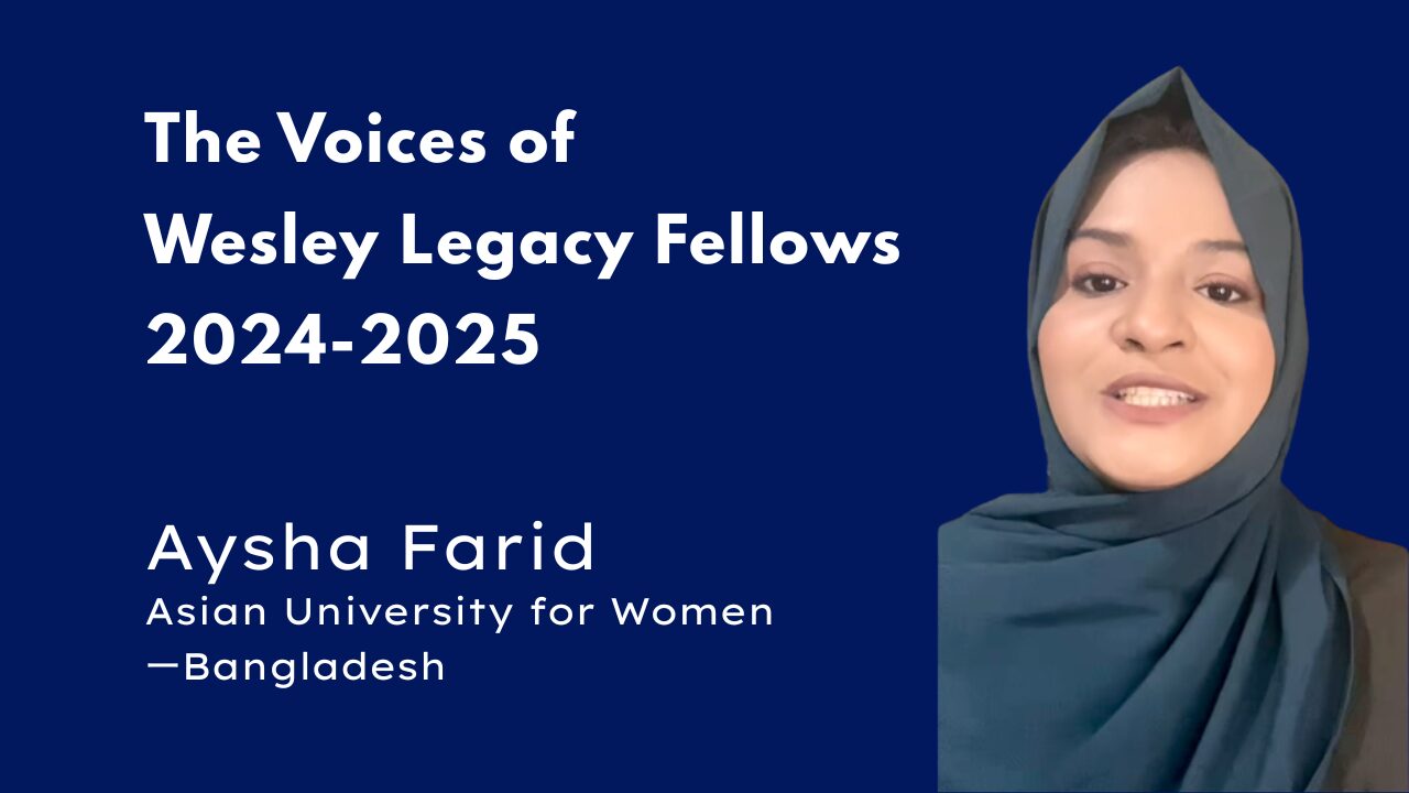 The Voices of Wesley Legacy Fellows 1