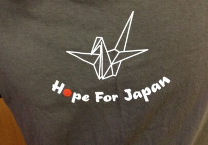 T-shirts from Wesley Youth　ウェスレー教会の中高生からの送られたTシャツ