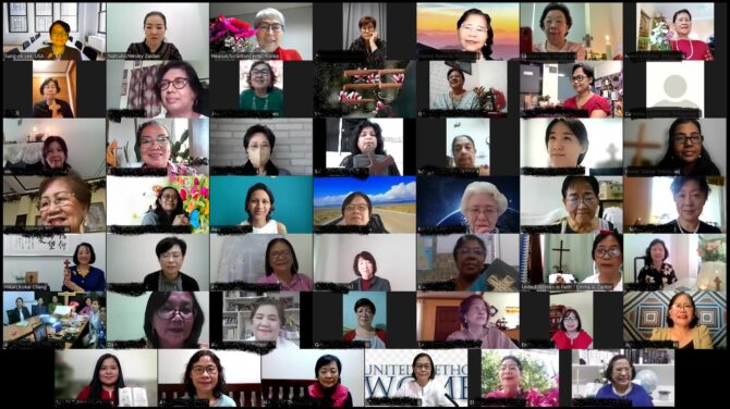 アジアのクリスチャン女性のためのオンラインの集まり