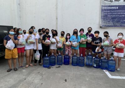 奨学生に対する台風緊急支援（写真提供：DAREDEMO HERO）