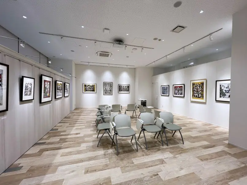 渡邊禎雄 聖書版画家 渡辺禎雄 型染版画 祈り 1979年作 渡辺禎雄 木版画